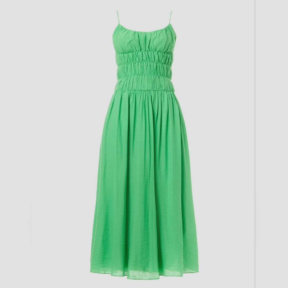 ASTR THE LABEL | $158 Adrina Smocked Open Back Midi Dress - Picture 5 of 5